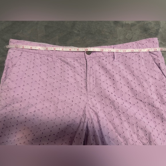 2/$25 🎉 OLD NAVY everyday shorts - purple eyelet size 14 - Picture 5 of 7